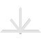 Ekena Millwork Kennewick Architectural Grade PVC Gable Bracket, 96"W x 60"H x 4"D x 6"F, 15/12 Pitch GBP096X60X0406KEN00 - alternate 3